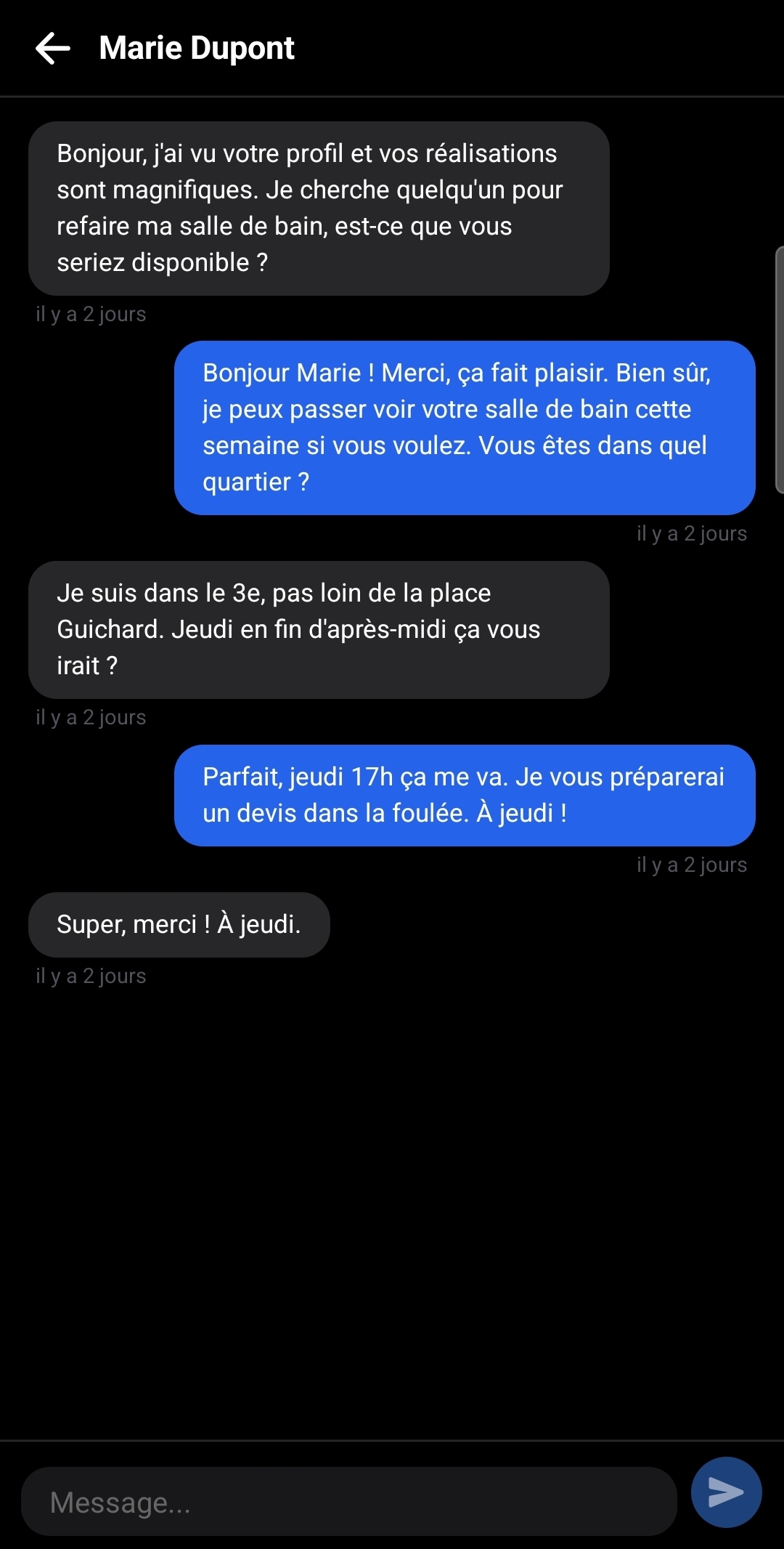La messagerie